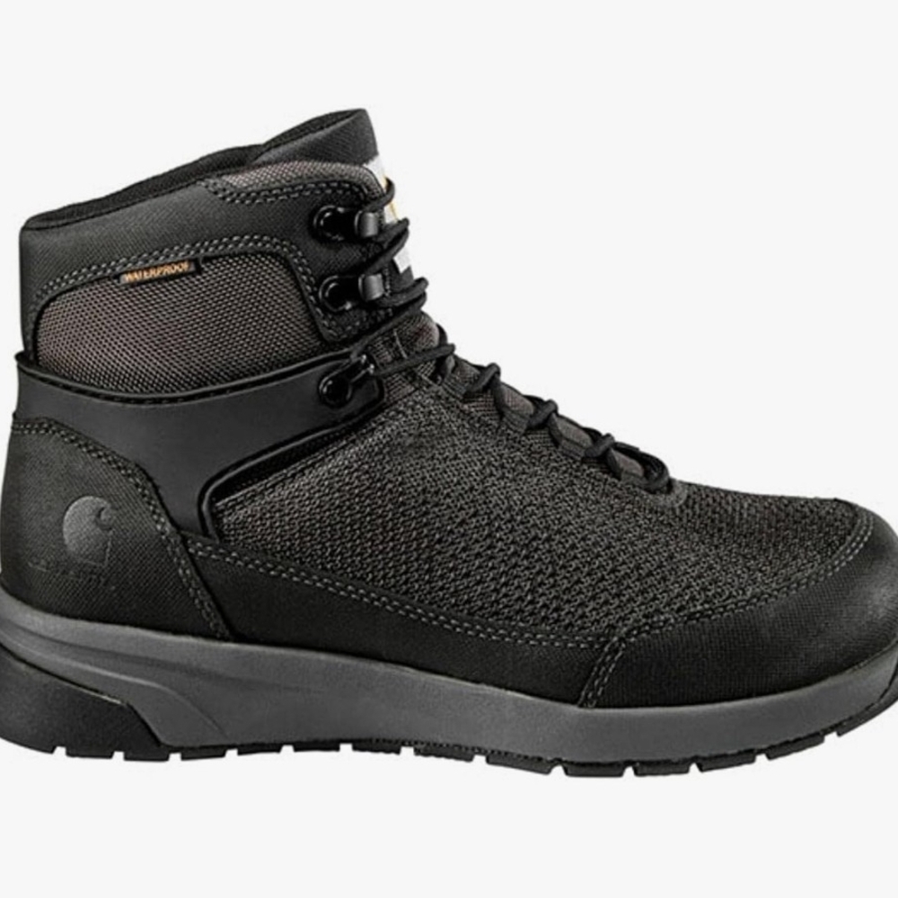 Carhartt Men's Black and Gray Work Boots